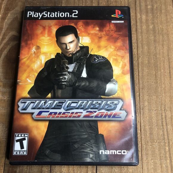 2004 SONY PLAYSTATION 2 PS2 TIME CRISIS CRISIS ZONE CIB COMPLETE IN BOX - Picture 1 of 2
